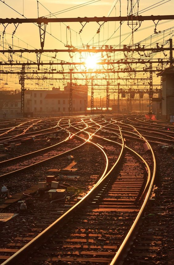 image Railfan Sunset